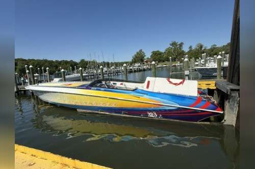 cigarette boat vs fountain boat MTI 340x 34 ThunderCat! Fountain High Performance Boats For