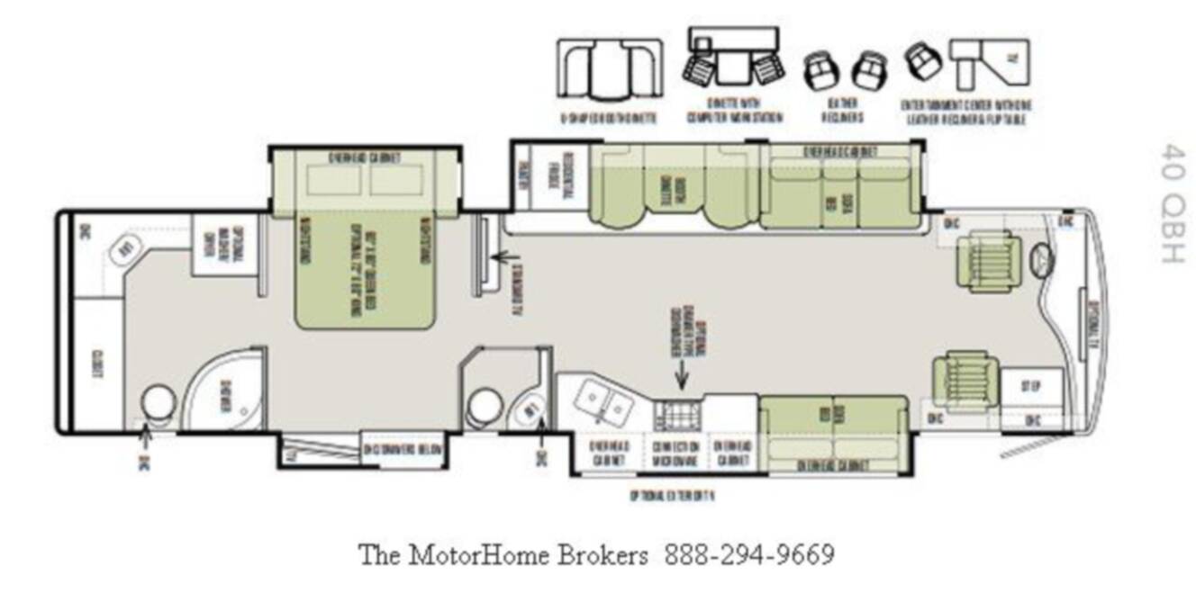 A photo of this 2015 Tiffin Motorhomes PHAETON 40 QBH