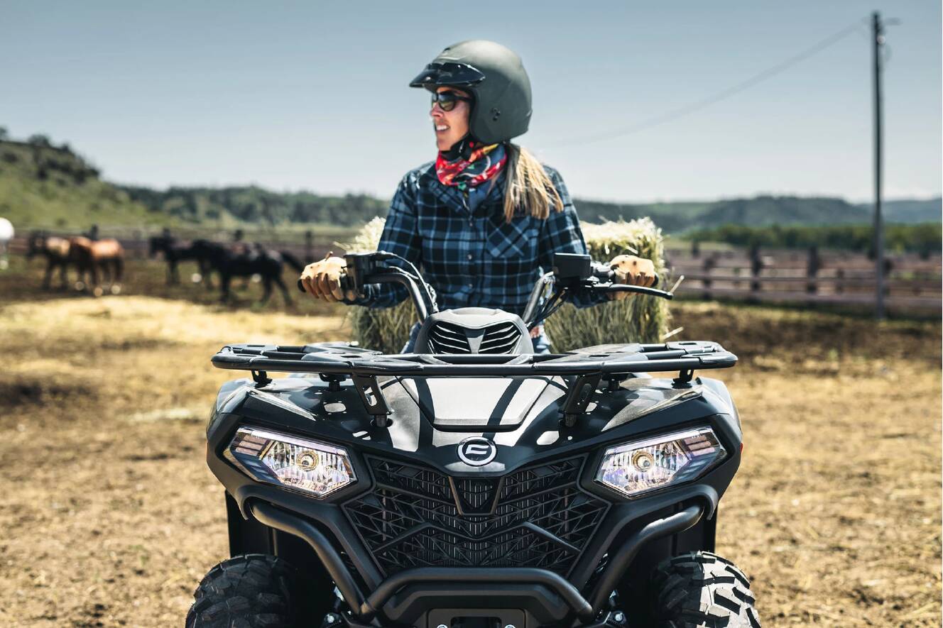 A photo of this 2026 CFMOTO CForce 400