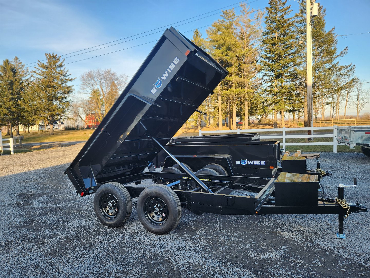 2026 BWISE DTR7 60x10 7K Light Duty Tandem Axle in Penn Yan, NY