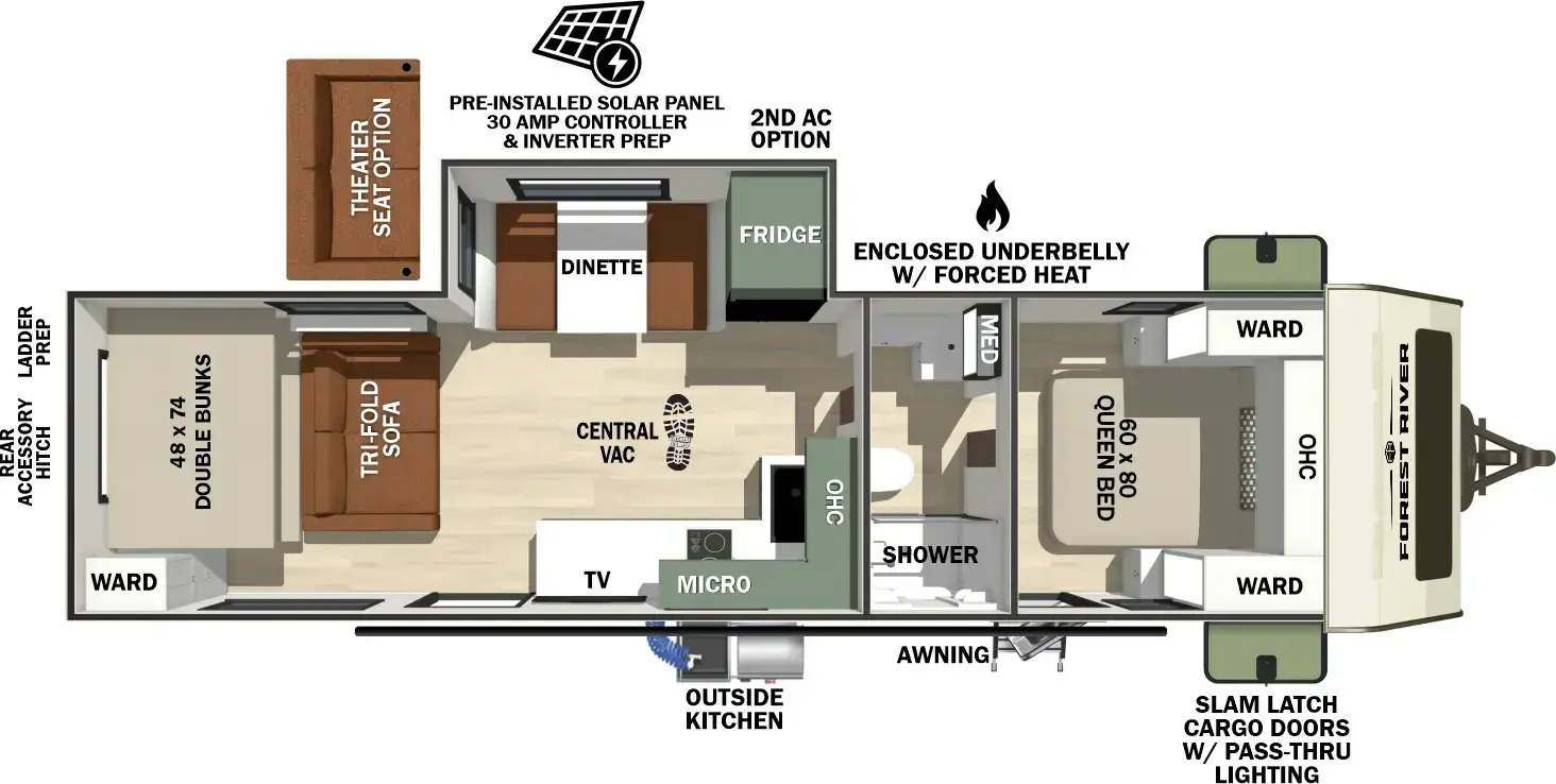 2027 Forest River NO BOUNDARIES 20.9 RV