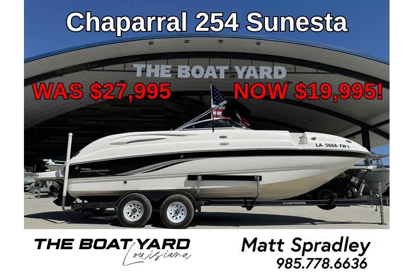 2004 Chaparral Sunesta 254 284 WT in marrero LA