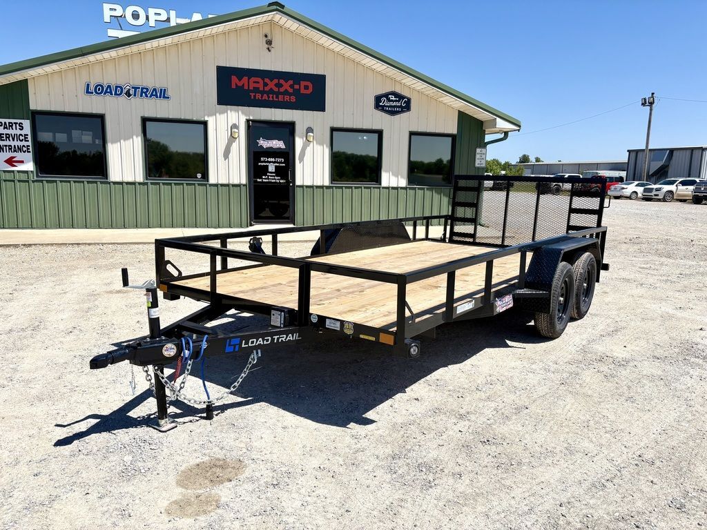 2026 Load Trail UE8316 83" x 16' Tandem Utility w/ 2' Dovetail and 3' S in Poplar Bluff, MO