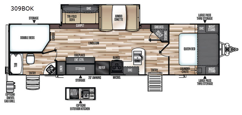 2018 Forest River Rv Salem Hemisphere GLX 309BOK in nacogdoches TX