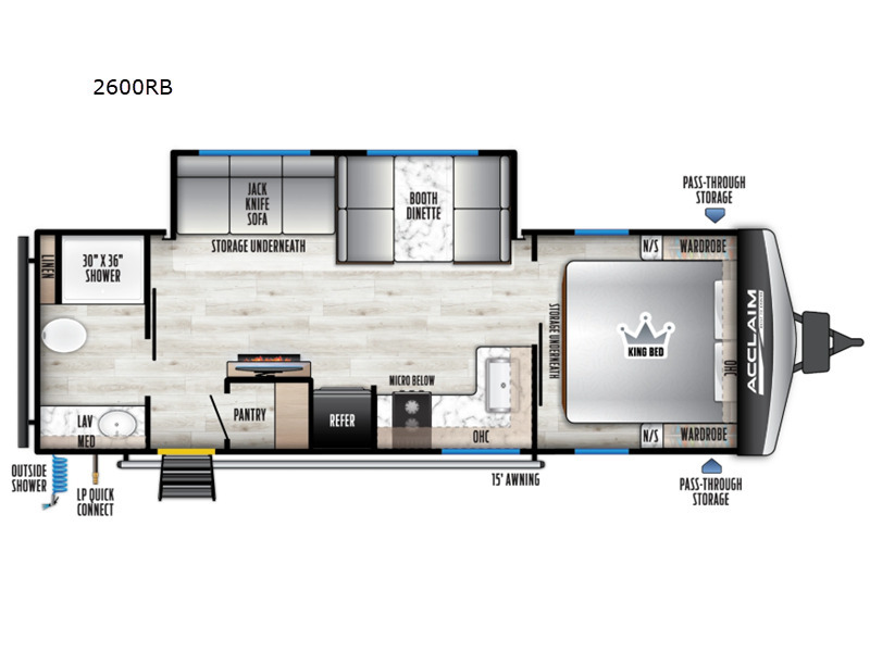 A photo of this 2027 East To West Acclaim 2600RB