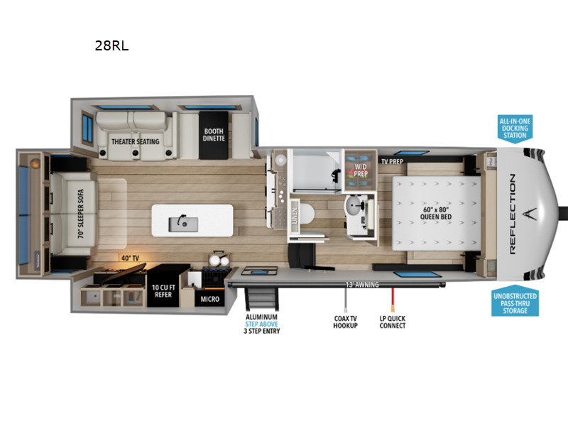 A photo of this 2027 Grand Design Reflection 100 Series 28RL