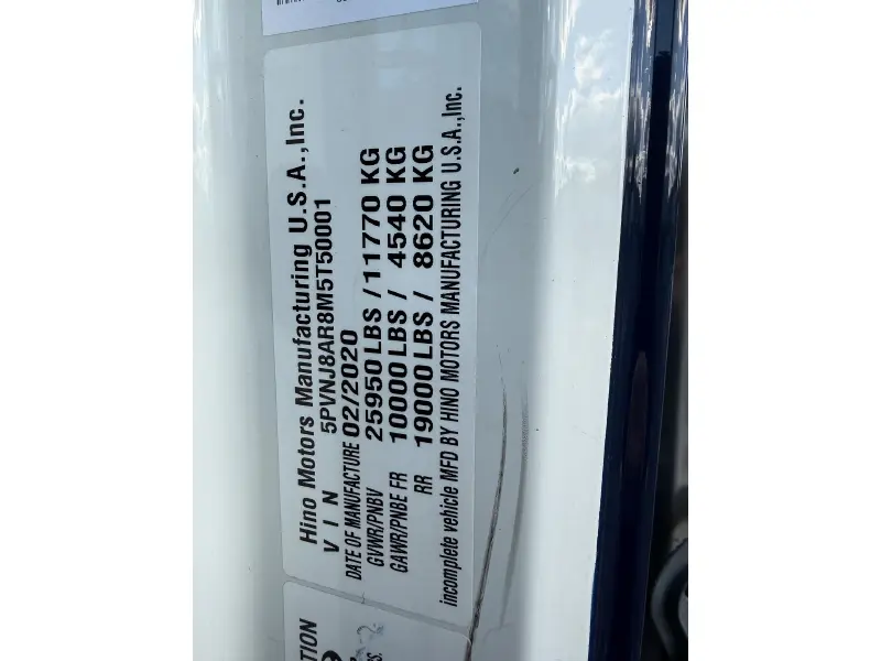 2021 HINO L6