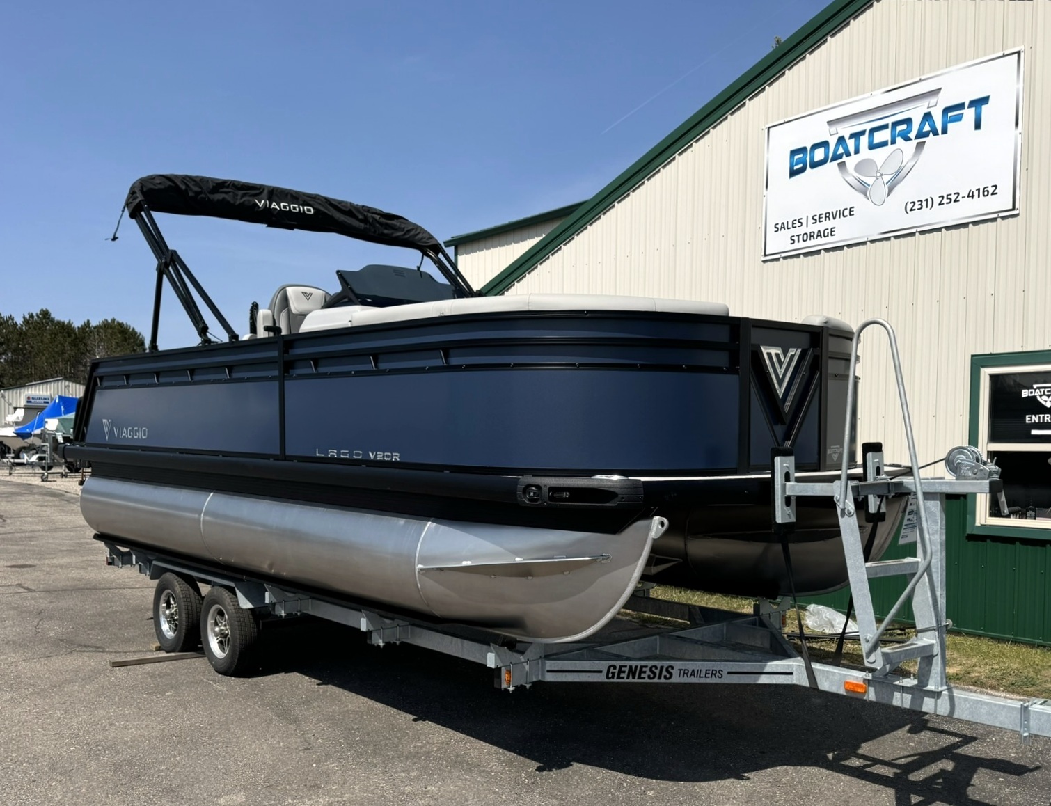 2025 Viaggio V20R Rear Fish Pontoon Boat boat