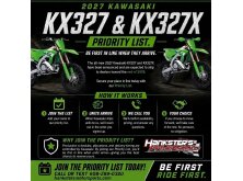 Kawasaki Unveils KX327 and KX327X Two-Strokes image