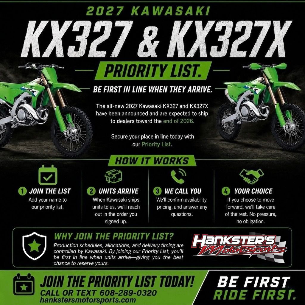 2027 Kawasaki KX™327 327 in Janesville, WI