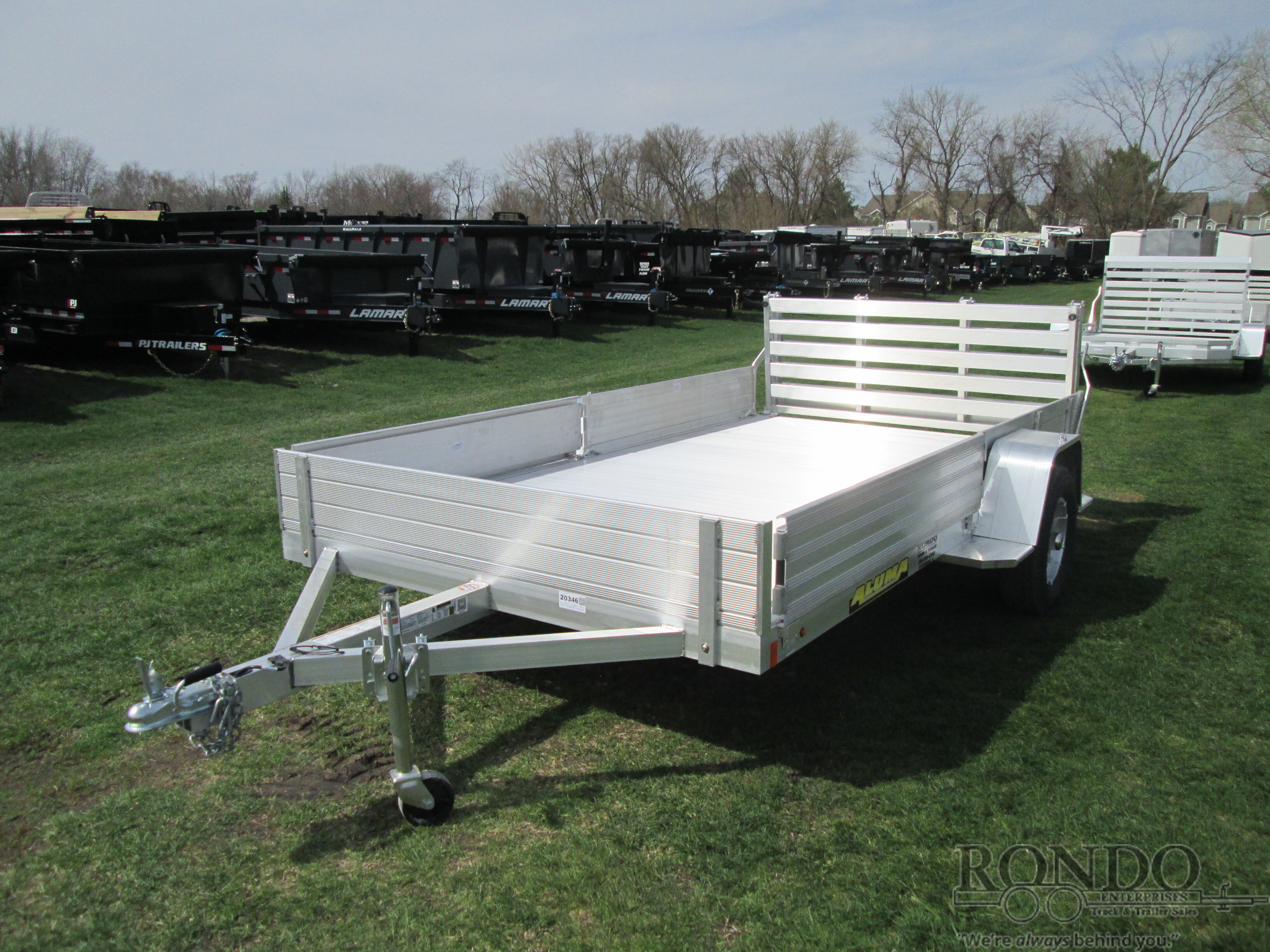 2027 Aluma Aluminum Single Axle Utility 8112S-R-BT-SR in Sycamore, IL