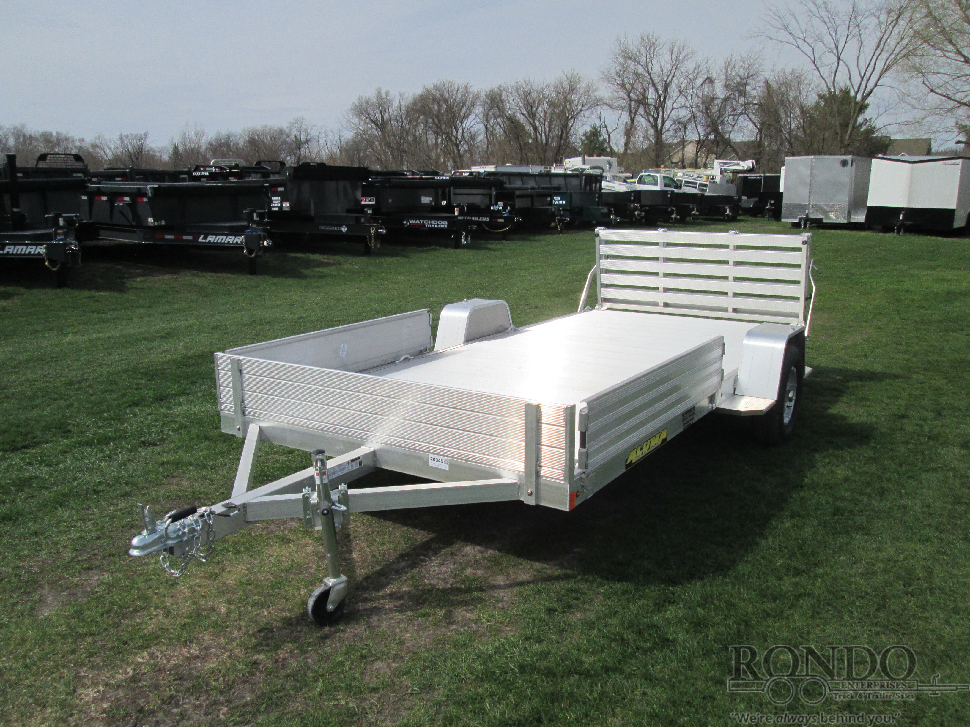 2027 ALUMA Aluminum Single Axle Utility 8114S-R-BT in Sycamore, IL