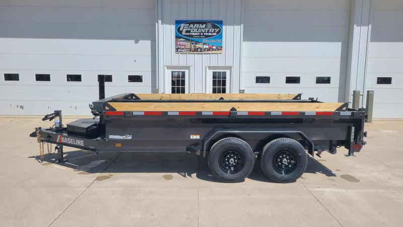 2025 Baseline HDU-207 14ft Dump Trailer in Cresco, IA