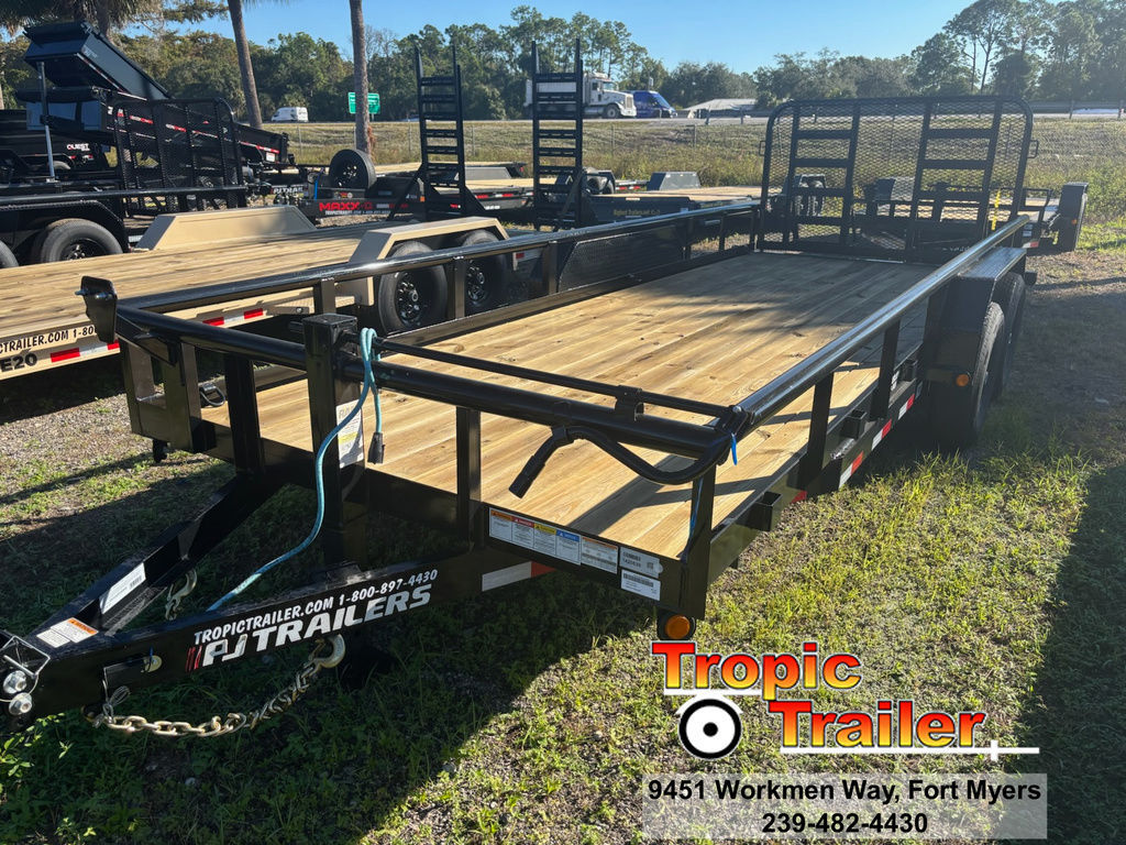 2025 PJ Trailers 14K Angle Pipetop Trailer (P8) 20' in Fort Myers, FL
