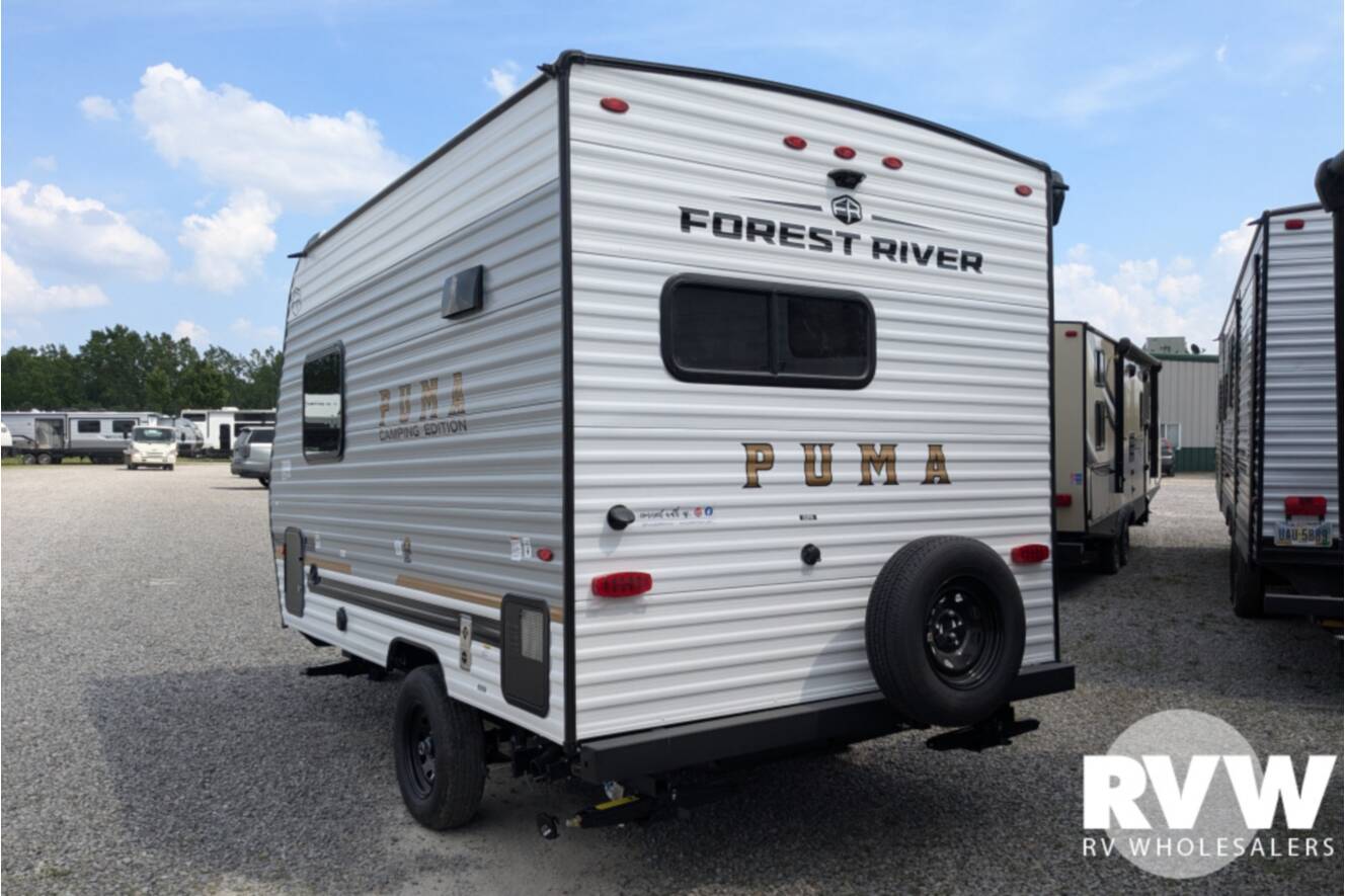 A photo of this 2027 Palomino Puma Camping Edition Single Axle 121RKCE