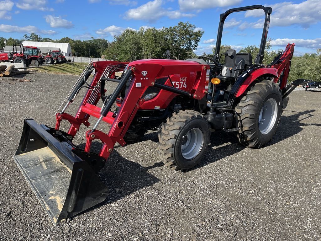 2026 TYM T574H Hydrostatic Tractor with 55HP, Loader and Backhoe in Orono, ME