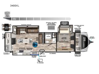 2025 FOREST RIVER VIBE 3400XL