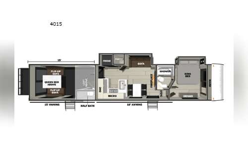 2027 Forest River Rv Vengeance Rogue Armored 4015 in bunker hill IN