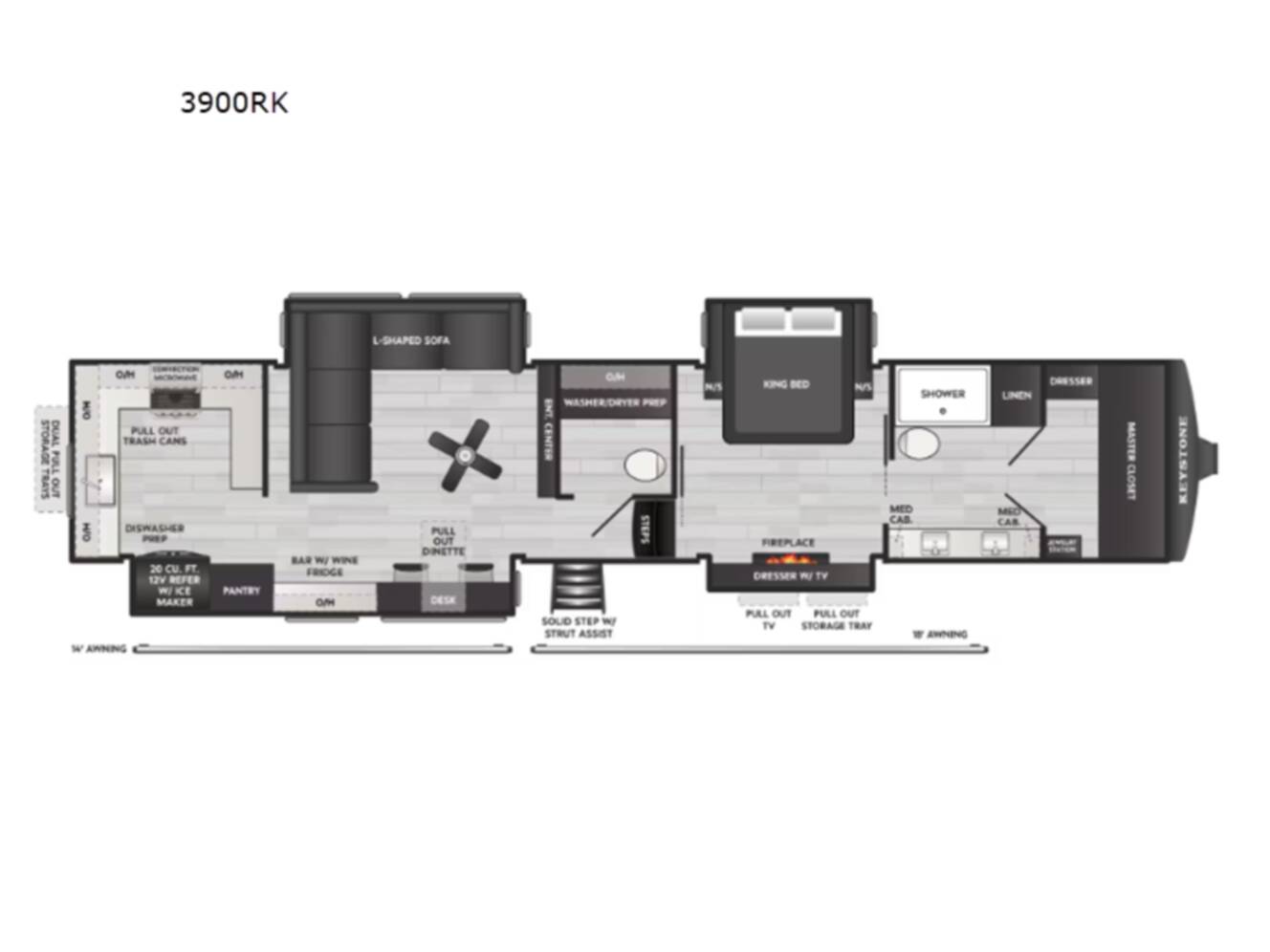 A photo of this 2026 Keystone Rv Montana 3900RK
