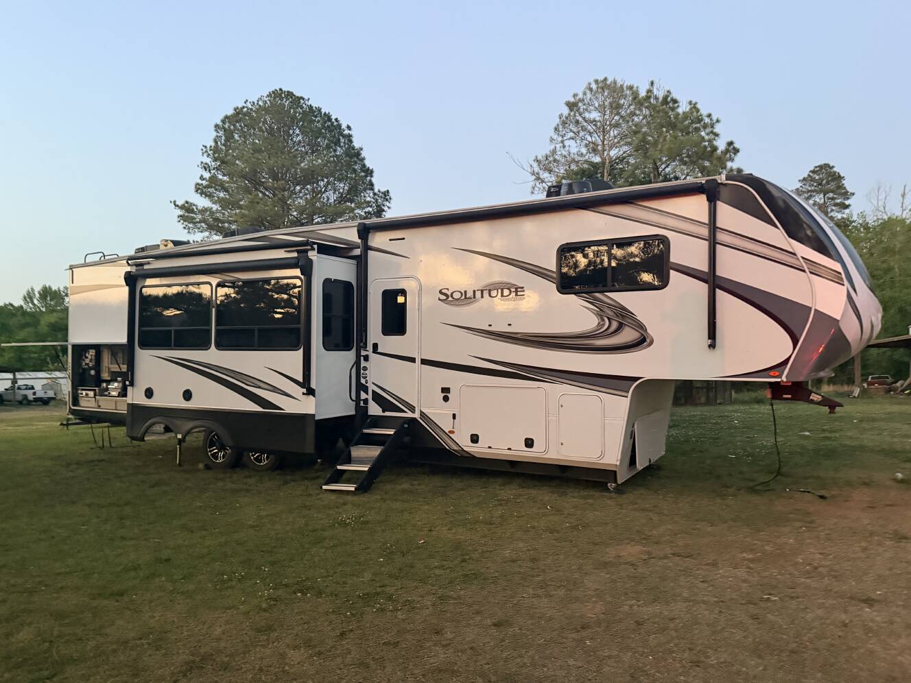 A photo of this 2023 Grand Design SOLITUDE S-CLASS 3740BH