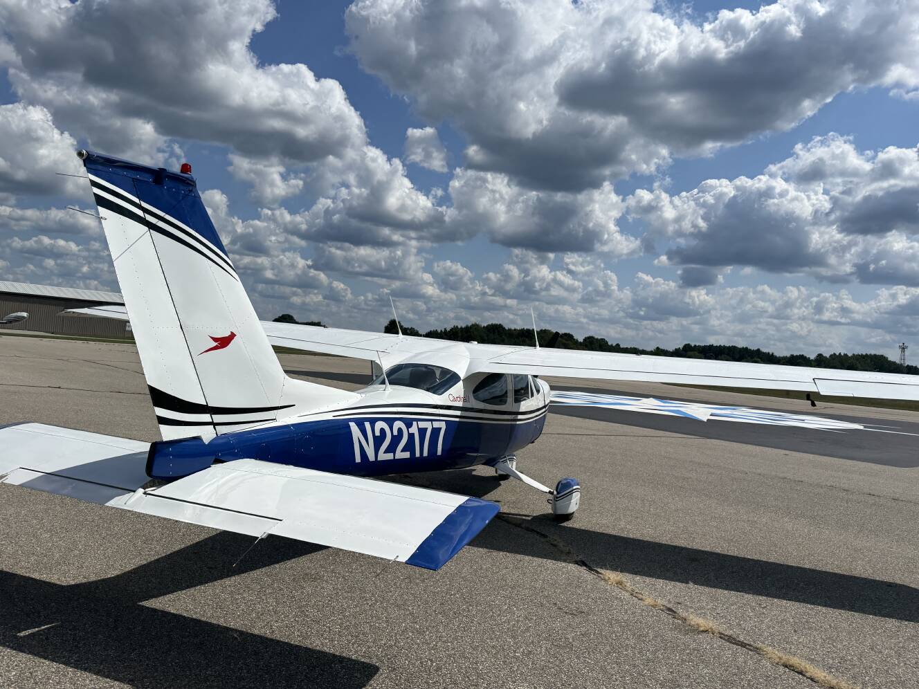 A photo of this 1976 Cessna 177