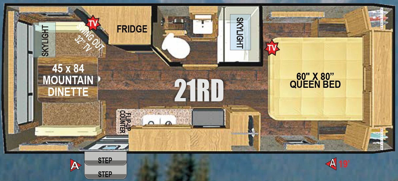 2019 Outdoors Rv Manufacturing CREEK SIDE 21RD RV
