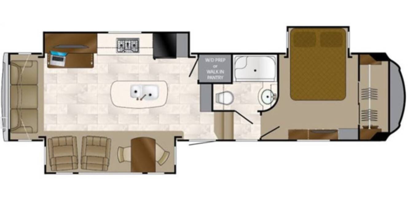 A photo of this 2018 Heartland Bighorn 3160EL