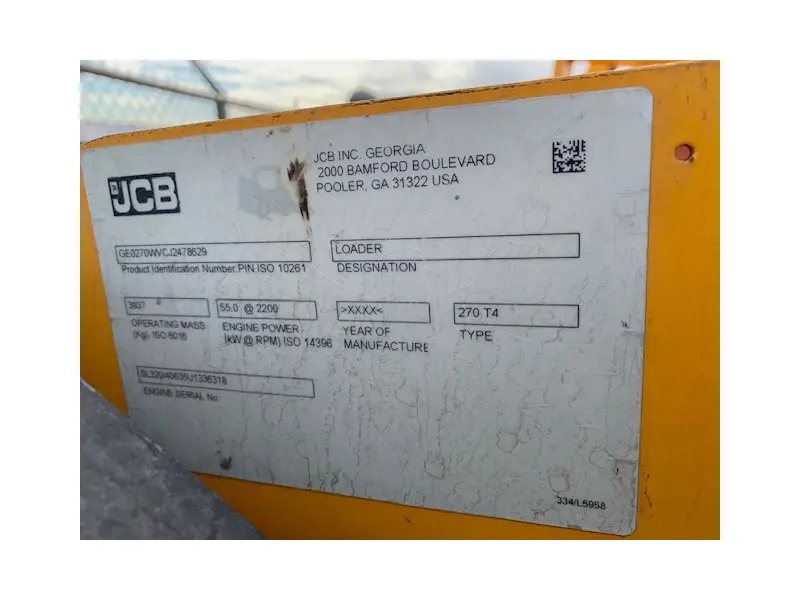 2018 JCB 270