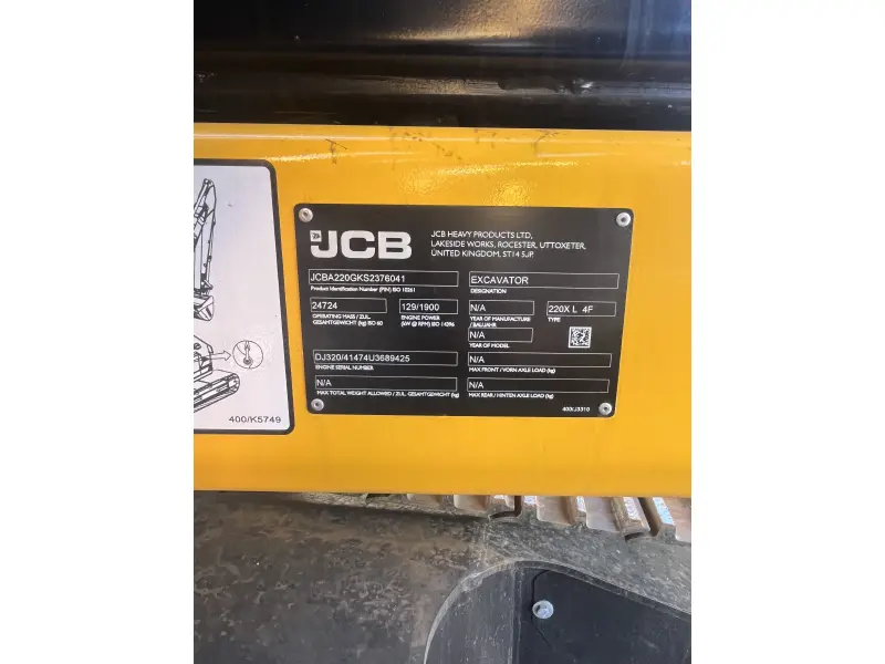 2026 JCB 220X Excavator