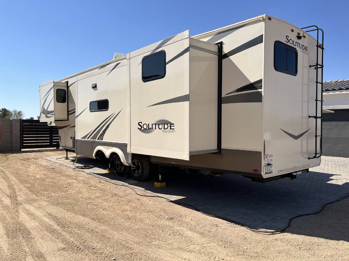A photo of this 2021 Grand Design SOLITUDE S-CLASS 3704BH