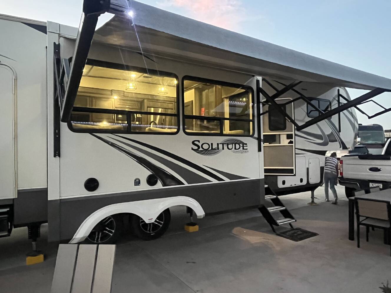 A photo of this 2021 Grand Design SOLITUDE S-CLASS 3704BH