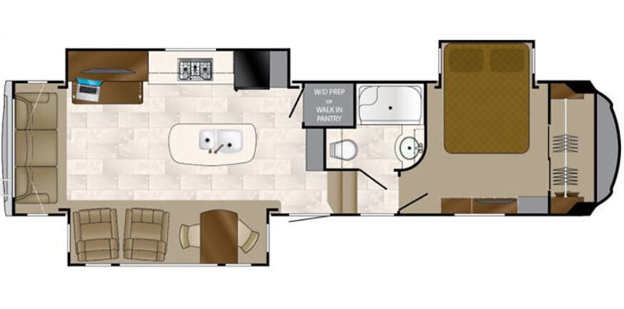 A photo of this 2018 Heartland Bighorn 3160EL