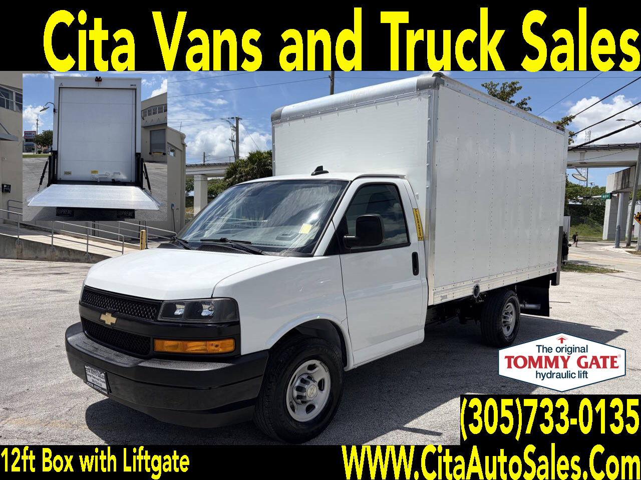 2021 CHEVROLET EXPRESS G3500 12 FT BOX TRUCK WITH LIFTGATE in Miami, FL