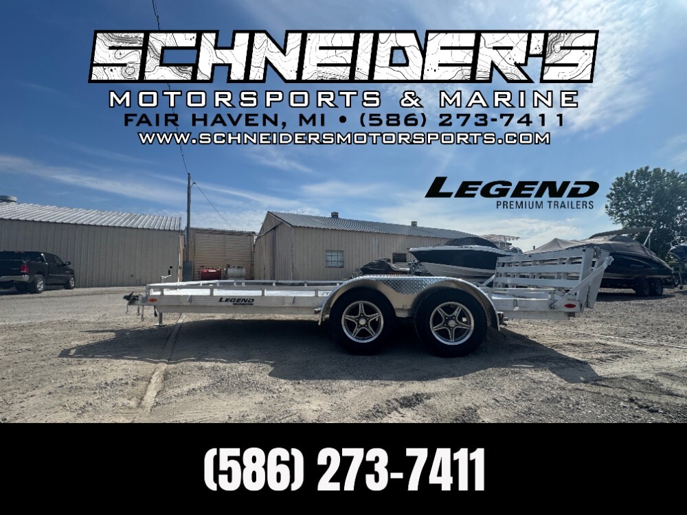 2026 Legend 7X14 Utility Gate Tandem Axle Open Utility Trailer in Fair Haven, MI