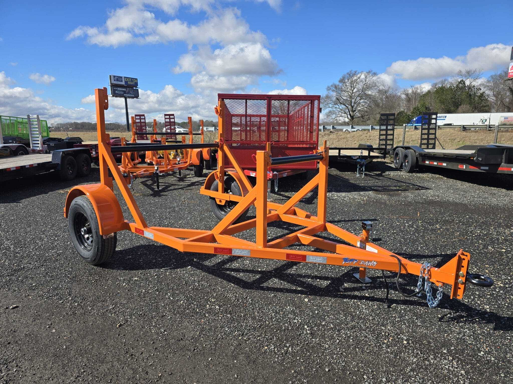 2026 tuffdawgtrailers 10' 6K Double Reel Fiber Spool Trailer in Byron, GA