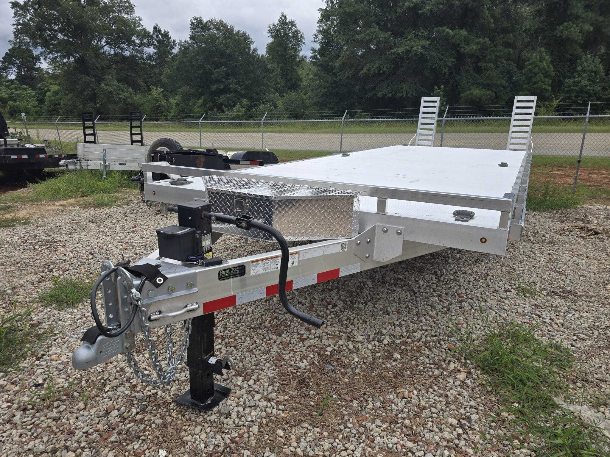 2024 aluma USED 1026 HH 14K Aluminum Equipment Trailer in Byron, GA