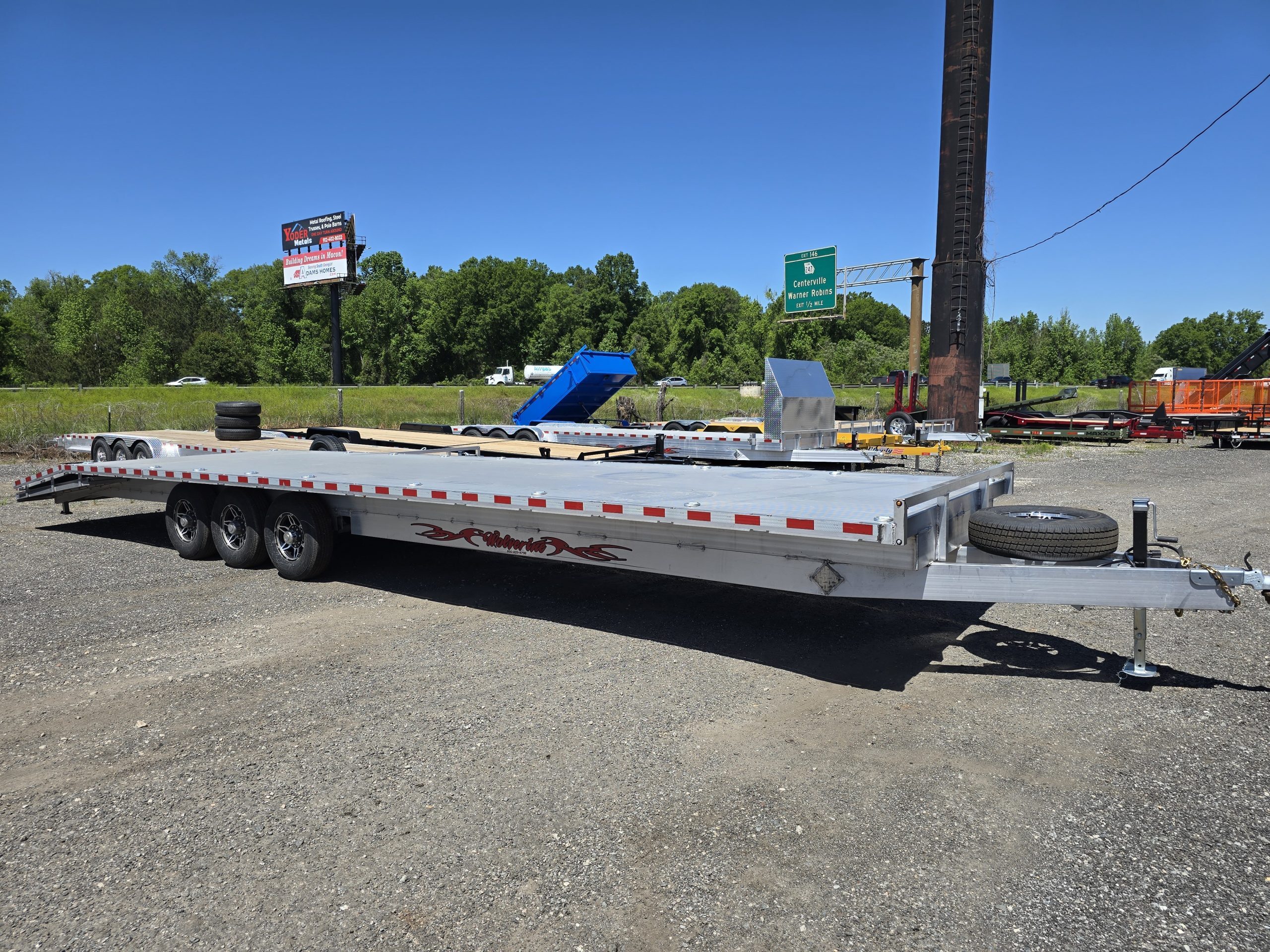 2026 wolverinetrailers 8.5x35' Aluminum Car Hauler Deck Over Trailer in Byron, GA