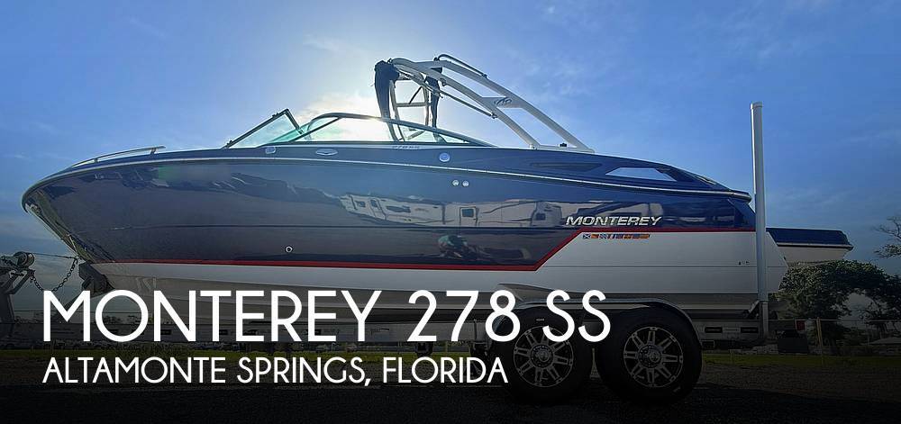 2018 Monterey 278 SS Bowrider Boat boat