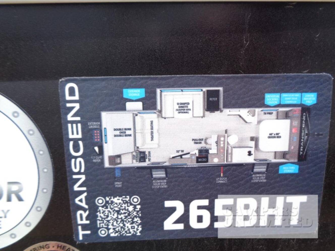 A photo of this 2027 Grand Design Transcend Xplor 265BHT