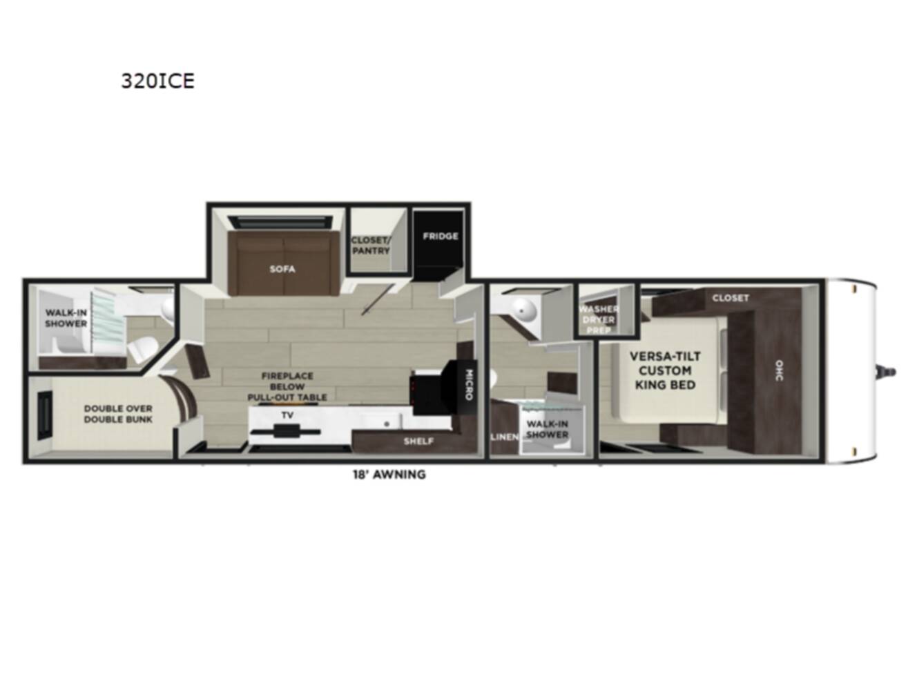 A photo of this 2026 Forest River Rv Salem 320ICE