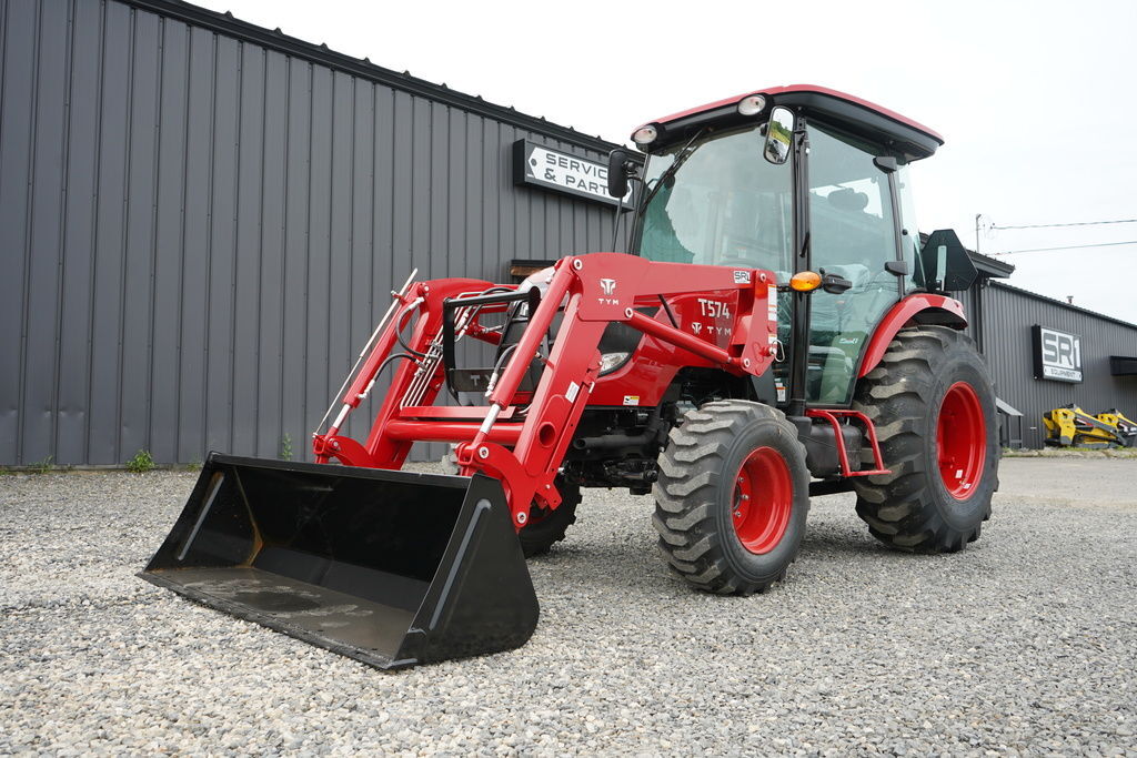 2026 TYM T574HC Hydrostatic Tractor with 55HP, Cab and Loader in Orono, ME