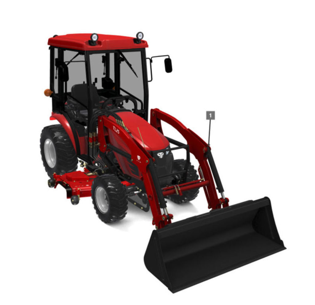 2025 TYM T25H Hydrostatic Tractor w/24.7HP, Cab, Loader and Mowe in Orono, ME