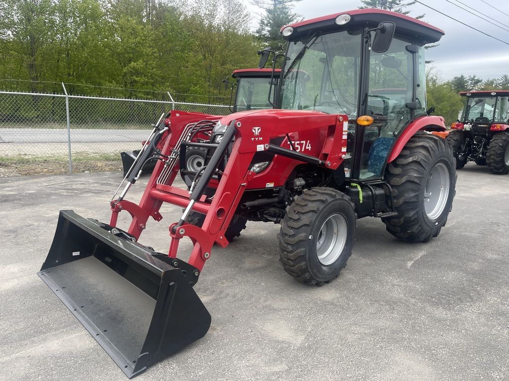 2026 TYM T574C Tractor with 55HP, Cab and Loader in Orono, ME