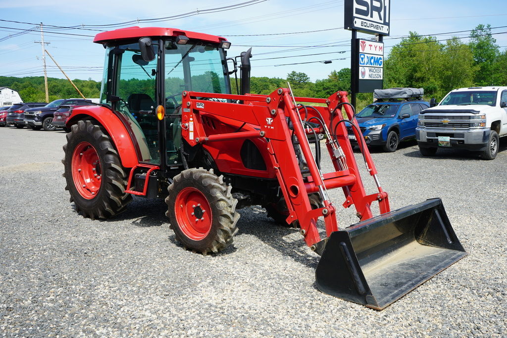 2024 TYM T654PSC Power Shuttle Tractor with 67HP, Cab and Loader in Orono, ME