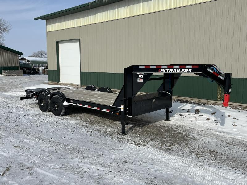 2025 PJ Trailers EV 8" Pro-Beam Equipment trailer w/GN hitch & Monster R in Renville, MN