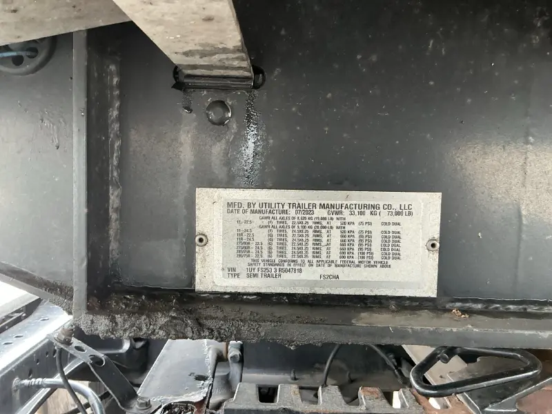 2024 Utility Flat bed