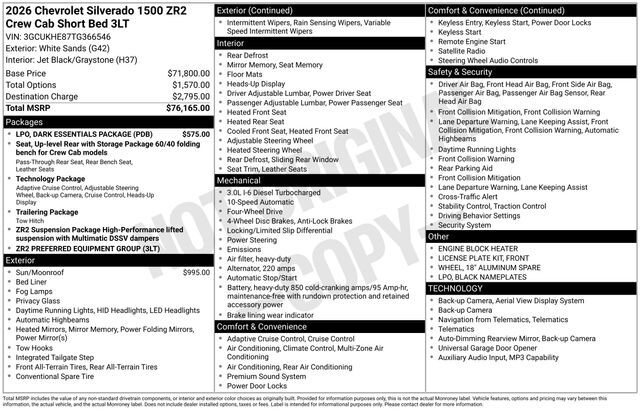 2026 CHEVROLET Silverado 1500 in Frankfort, IL