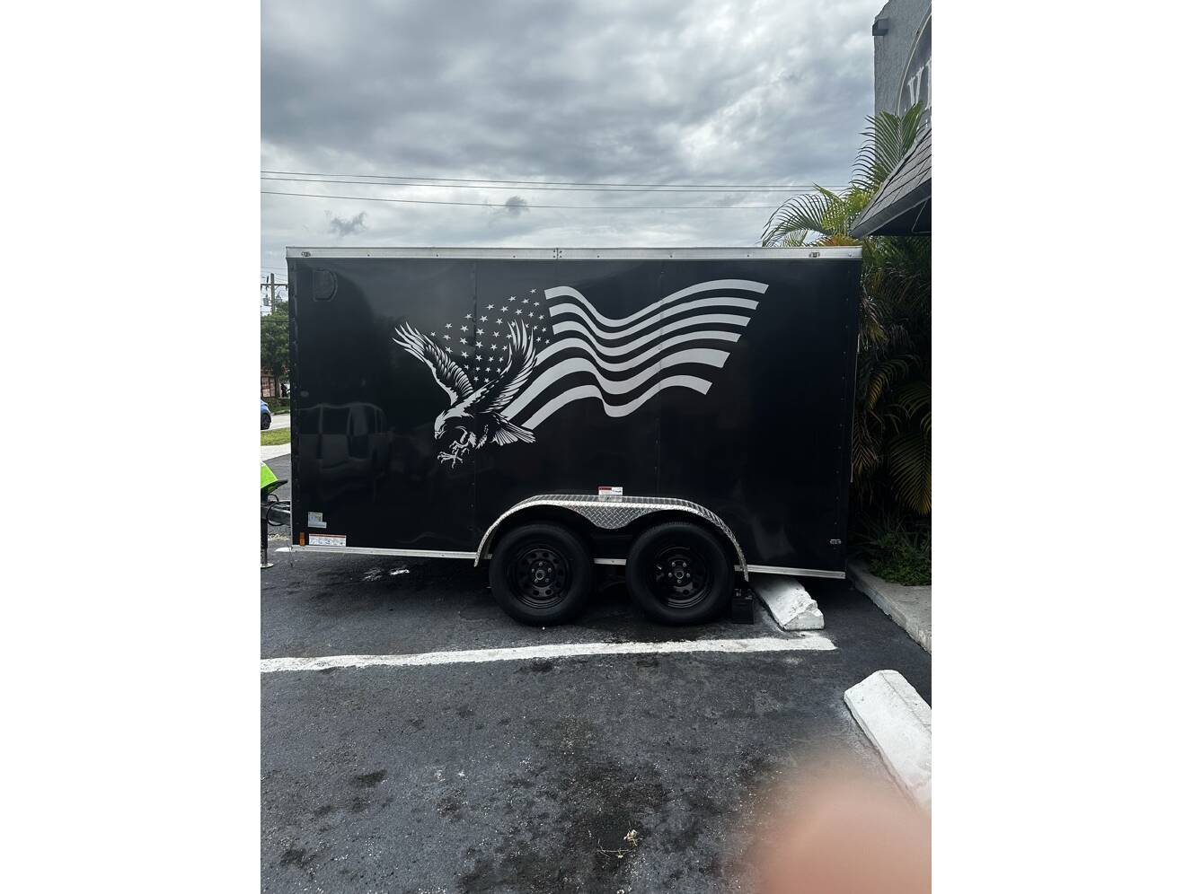 A photo of this 2024 Roadrunner 7x12 FAST CARGO ENCLOSED TRAILER