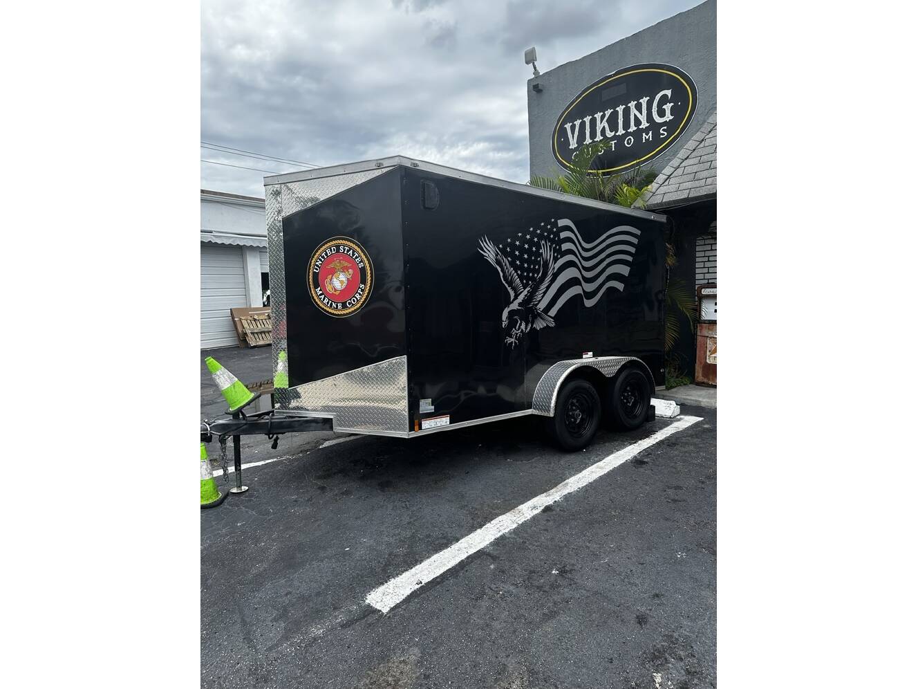 A photo of this 2024 Roadrunner 7x12 FAST CARGO ENCLOSED TRAILER