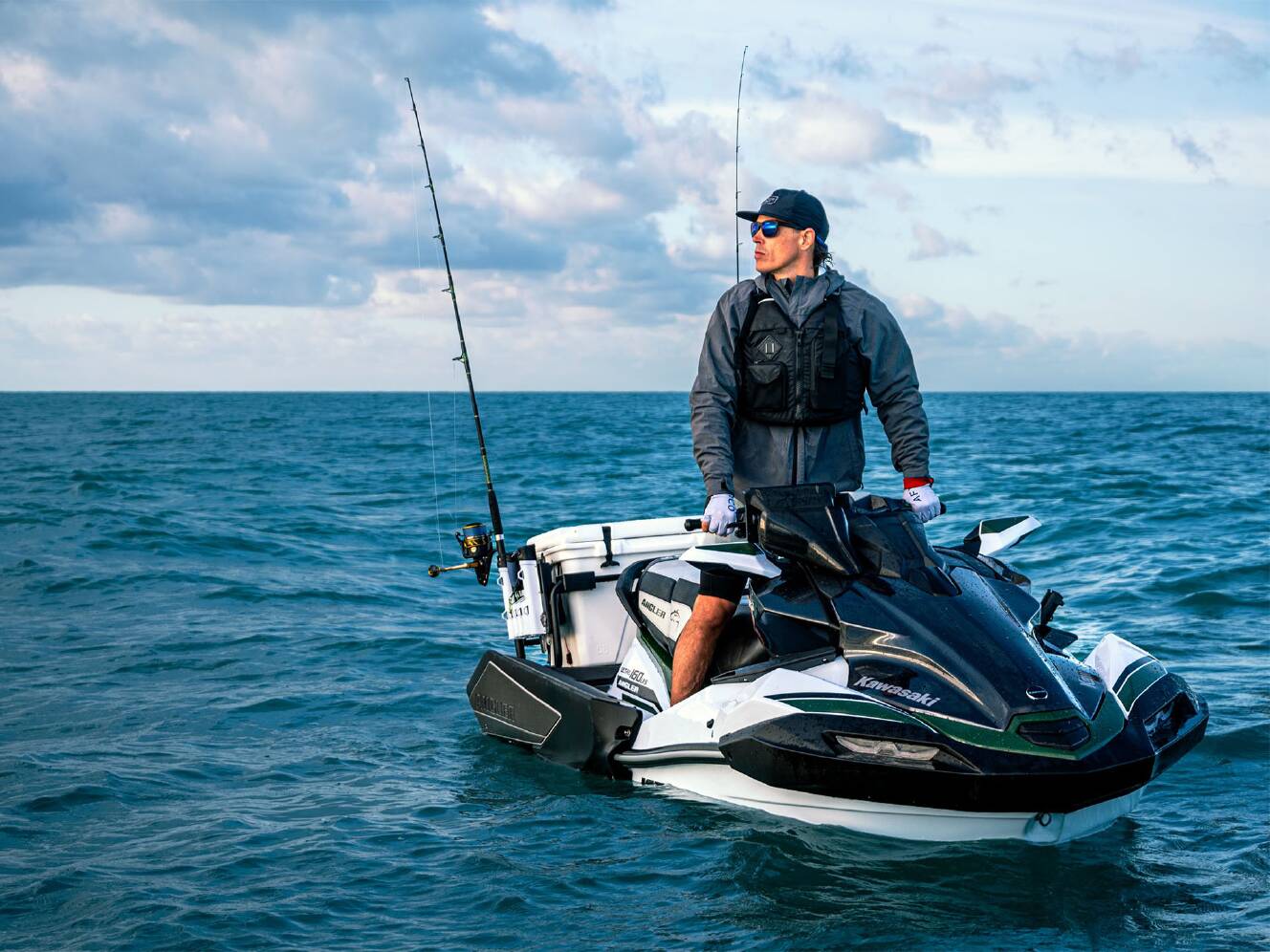 A photo of this 2025 Kawasaki Jet Ski® Ultra® 160LX-S Angler